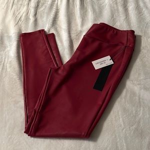 LUXE leggings from Lularoe Dark Red L NWT